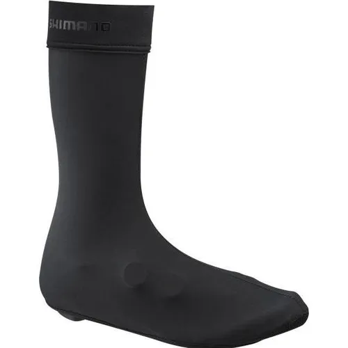 Shimano Dual Rain Überschuhe black XL/44-46 - Schuhüberzug für optimalen Wetterschutz, wasserdicht und ideal für Radfahrer bei Regenwetter.