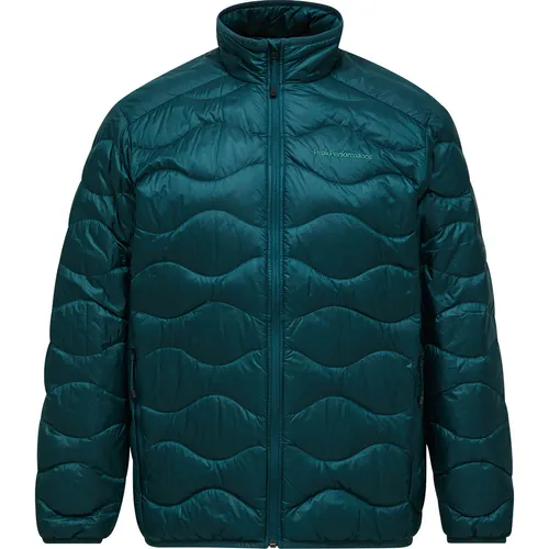 Peak Performance Herren Helium Down Jacke (Größe M, grün) - Leichte und stylische Daunenjacke mit ikonischem Steppmuster. Ideal für Alltag und Outdoor-Aktivitäten, bietet hervorragende Wärme ohne viel Gewicht.