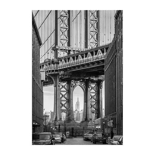 Wandbild BROOKLYN BRIDGE - 50x70 cm Wandbild Grafik Poster