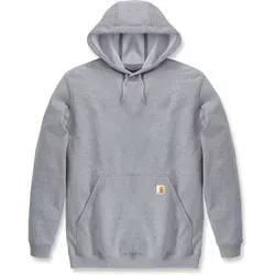 Carhartt Hooded Sweatshirt - Gemütlicher Hoodie in Grau, Gr XL - Hoodies - Bequemer Hoodie mit Kapuze und Rippbündchen, ideal für die Freizeit. Hergestellt aus 50% Baumwolle und 50% Polyester für optimalen Tragekomfort.