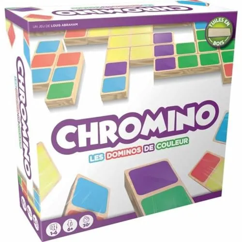 Asmodee Chromino Gesellschaftsspiel für Kinder