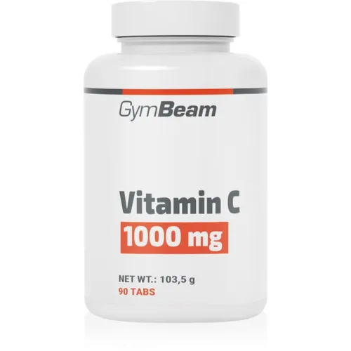 GymBeam Vitamin C 1000 mg Tabletten zur Unterstützung des Immunsystems, schöner Haut und Nägel 90 TABL
