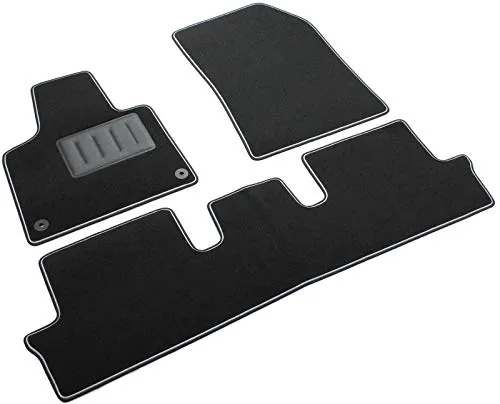 ilTappetoAuto by Fabbri3 - SPRINT00618 - Maßgeschneiderte Fußmatten für Auto aus Schwarzem Rutschfestem Teppich