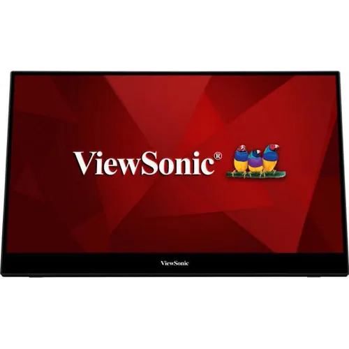 ViewSonic TD1655 - 15,6 Zoll Full HD Monitor, flexible Neigung und brillante Bildqualität für optimales Arbeiten im Büro