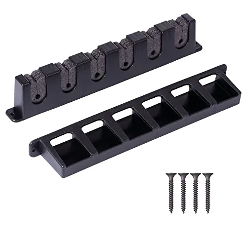 Zite Fishing Wand-Rutenhalter - Angelruten Halter für Wand-Montage – Praktische Ruten-Ständer Alternative für bis zu 6 Ruten