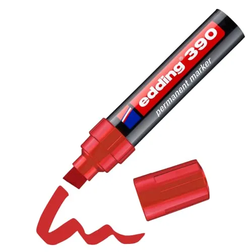 edding 390 Permanentmarker in rot von edding