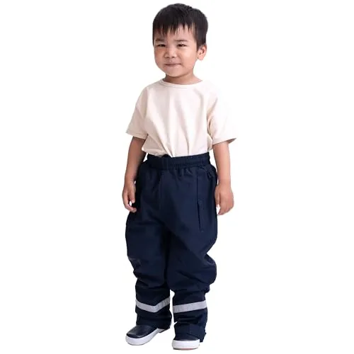 BMS Regenbundhose - 100% wasserdicht und atmungsaktiv - Marine - 98 - Regenhosen für Jungen: 100% wasserdicht, atmungsaktiv und mit reflektierenden Streifen für optimale Sicherheit. Ideal für Gartenarbeit oder Strandurlaub.