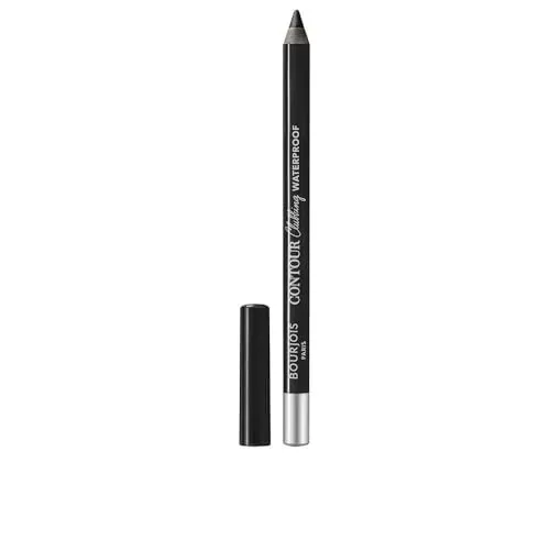 Bourjois Paris Contour Clubbing Bleistift Augen wasserdicht, gleitende und weiche Textur, Formel mit Jojobaölen, Nr. 41 Black Party, 1,2 g