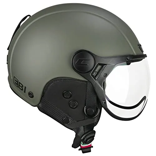 CGM 801A EBI MONO Ski-E-Bike-Helm in Undurchsichtigem Grün, Größe XS