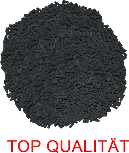 HELO24 Aktivkohlefilter 10 kg B - Hochwirksame Adsorption - Filter für Luftreiniger, Wasserfilter und Abwasserreinigung mit hoher Adsorptionsfähigkeit und pH-neutraler Formel. Ideal für saubere Luft und Wasser in Aquarien, Teichen und Klimaanlagen.