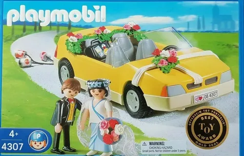 Playmobil 4307 Brautauto Hochzeitsauto mit Hochzeitspaar von PLAYMOBIL