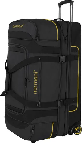 normani Reisetasche Reisetrolley Gigaro 120-150 L - Erweiterbare Reisetasche von 120 auf 150 Liter, strapazierfähiges Material, ideal für Reisen und Ausflüge. Maße: 81 x 39 x 47 cm, praktisch mit 2-Wege-Reißverschluss.