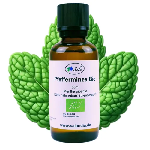Sala Pfefferminzöl Aroma mentha piperita ätherisches Öl BIO 50 ml