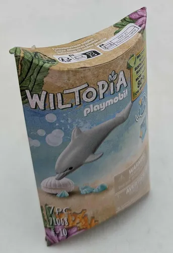 PLAYMOBIL 71068 Wiltopia Junger Delfin mit Muscheln Zoo Tierpark Meer NEU