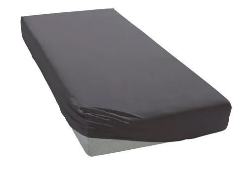 ESTELLA Spannbetttuch Samt Velours | Schiefer 100x200 cm in grau von ESTELLA