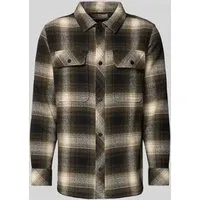 G-STAR Funktionsjacke GPO Overshirt - Funktionsjacke aus 100% Baumwolle, Größe XL, in modischem asfalt arthur check - ideal für Outdoor-Aktivitäten und stylische Freizeitlooks.