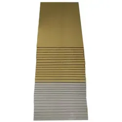 KITCHENDREAM Tortenplatte CakeBoard Set Kuchenplatte eckig gold UND silber in 3 mm starker Pappe, (15-tlg) 35 cm x 25 cm