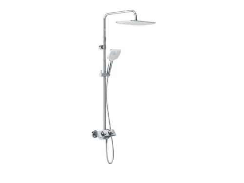 KLUDI COCKPIT Explorer Thermostat Dual Shower System chrom von Kludi