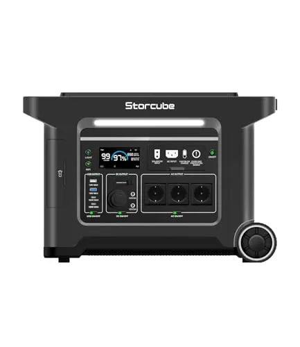 STORCUBE S2500 Plus Balkonkraftwerk mit Speicher – Tragbare Powerstation