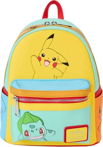 Pokemon by Loungefly Rucksack Eevee AOP - Loungefly Rucksack für Pokemon-Fans, inspiriert von Eevee, mit geräumigem Hauptfach und verstellbaren Schultergurten für hohen Tragekomfort.