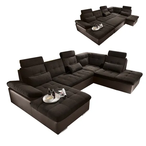 Wohnlandschaft mit Liegefunktion von Roller