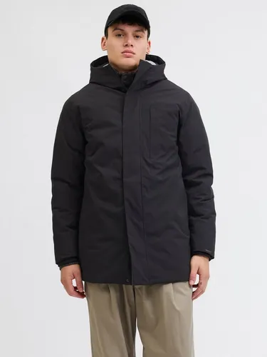 Jack & Jones Essentials Keen Parka Winterjacke Herren - Funktionsjacke für kalte Wintermonate, wasser- und windabweisend, mit warmer Kunstpelzfutter und praktischen Reißverschlusstaschen. Perfekt für stilvolle Outdoor-Aktivitäten.