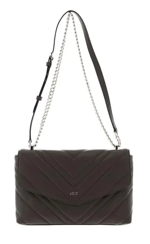 DKNY Schultertasche Madison - Elegante Umhängetasche - Schultertasche aus 100% Lammleder mit gesteppter Oberfläche, ideal für Alltag und Abendveranstaltungen. Verstellbarer Schulterriemen und geräumiges Hauptfach für Ihre Essentials.