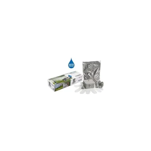 Kaiser 2521 Gießharz Bodeneinbau-Set - Sonstige Elektroinstallationsartikel mit Schutzart IP68, ideal für den Einsatz im Erdreich und unter Wasser. Witterungsbeständig und halogenfrei für maximale Sicherheit.