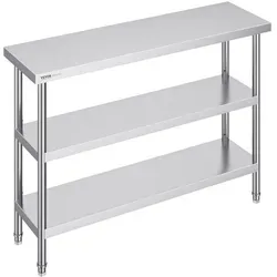 VEVOR Edelstahl-Lebensmittelzubereitungstisch von Vevor