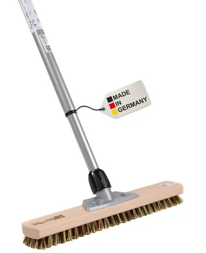 Großraumschrubber mit Teleskopstiel 200cm in braun von BawiTec