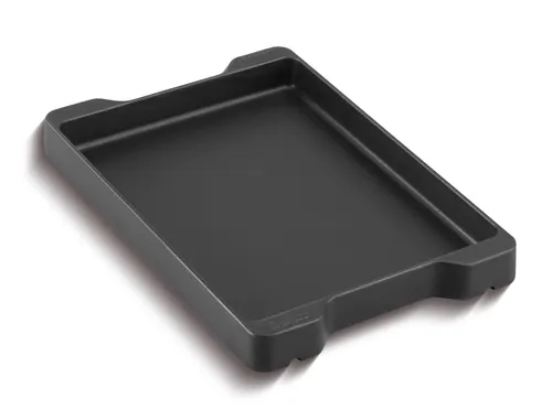 Enders® Gussplatte für Urban II/Explorer II #2074 - Schwarz - Grillplatte für Urban II und Explorer II, aus massivem emailliertem Gusseisen für optimale Hitzespeicherung, ideal für Gemüse, Fisch und Burger. Hoher Rand erleichtert das Wenden.