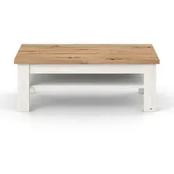 Musterring Couchtisch York Dekor Pino-Aurelio/Eiche Artisan in weiß von Set One By Musterring