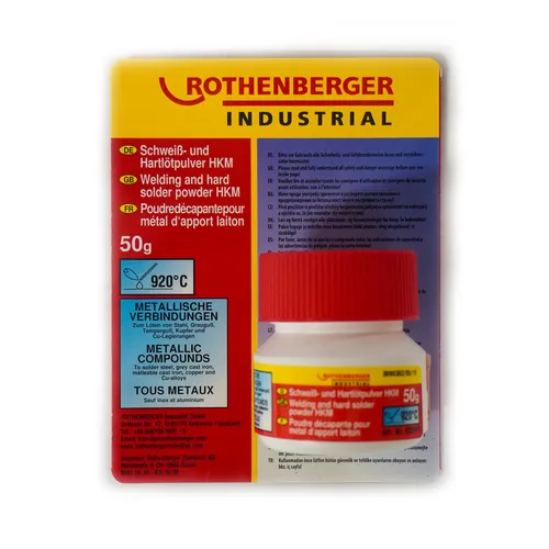 Rothenberger HKM Hartlötpulver 50g Flussmittel FH21 800–1100°C 035611E