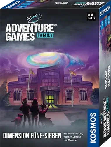 KOSMOS 684242 Adventure Games Family - Dimension 5-7, Familienspiel, Entdeckt die Story, spannendes Fantasy-Abenteuer-Spiel, Kooperatives Gesellschaftsspiel für 1 bis 4 Spieler ab 8 Jahre