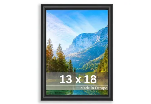 Victor (Zenith) Bilderrahmen David, Bilderrahmen Schwarz 13x18 cm, Bilderrahmen Art Deco