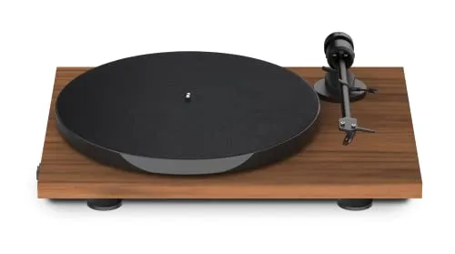 Pro-Ject E1 BT AT3600L Walnut Hi-Fi-Drehscheibe in braun von Pro-Ject