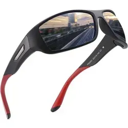 Sonnenbrille Herren C3 Schwarz Blau Verspiegelt,cat 3 62 Millimeter