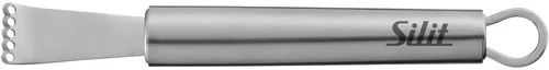 Silit Zitronenschaber Classic Line, (1-tlg), Zestenreißer, hochwertiger Edelstahl, Aufhängeöse, spülmaschinenfest