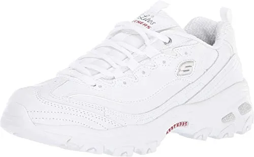 Skechers Damen Sneakers 41 EU - Damen-Sneaker aus glattem Leder, bequem und stylisch für den Alltag