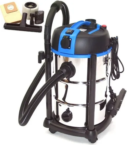 Staubsauger NassTrockenSauger 30L Steckdose Industriestaubsauger Edelstahl 56113