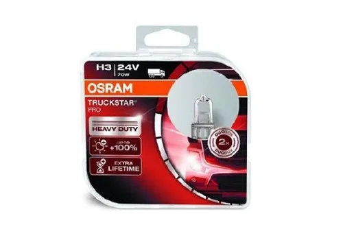 OSRAM 64156TSP-HCB Glühlampe Truckstar Pro H3 24V Duo Box Glühbirne Auto