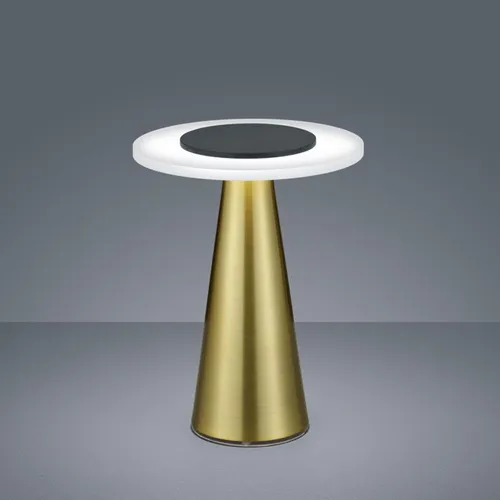 Helestra LED-Tischleuchte BAX Messing in gold von Helestra