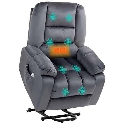 Produktbild HOMCOM Elektrischer Massagesessel mit Liegefunktion