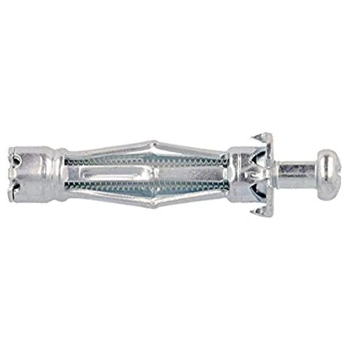 Molly m16110-xj Dübel Plätzchendose Expansion mit Schrauben M5 Ø 5 x 50 mm, grau, 16-teiliges Set