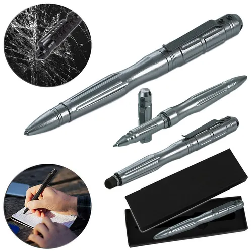 4in1 Taktischer Stift TP3 Kugelschreiber Touch Pen Glasbrecher Tactical Touchpen