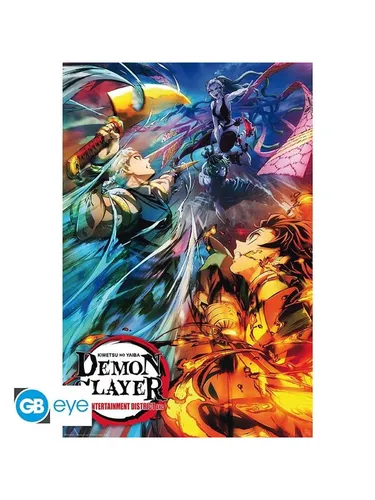 ABYstyle - DEMON SLAYER Poster Key art 2 (91.5x61cm) - Plakat
