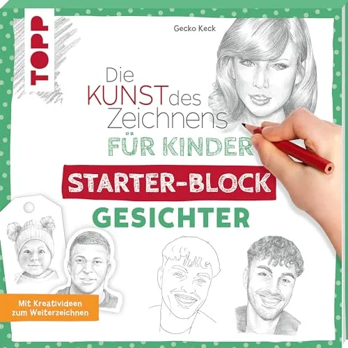 Die Kunst des Zeichnens für Kinder Starter-Block in weiß von Frech