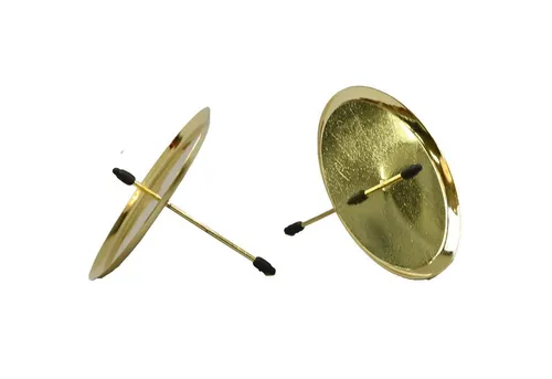 Annastore Kerzenständer 4-TLG. Set Adventskranz-Stecker aus Glas oder Metall (Teelichthalter für Adventskranz), Adventskranzhalter, Kerzenhalter für Adventskranz