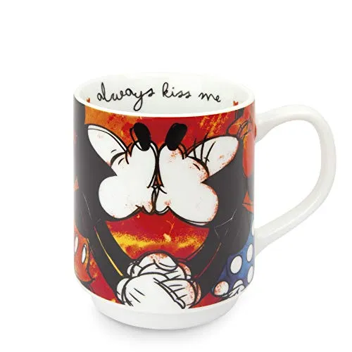 Egan Mug stabelbar Mickey Mouse rot Disney