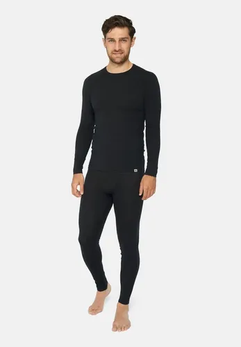 BASELAYER SET AUS MERINOWOLLE FÜR HERREN - 1-Pack - Schwarz - XL - Funktionsunterwäsche aus hochwertigem Merino-Blend für optimale Atmungsaktivität und Temperaturkontrolle. Ideal für Outdoor-Aktivitäten und gemütliche Stunden zu Hause, bietet maximalen Komfort ohne Jucken.